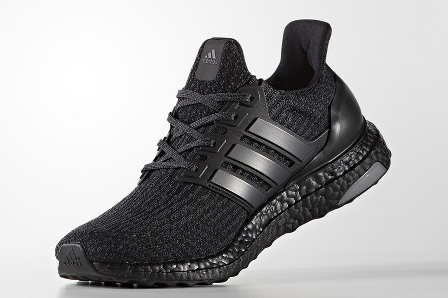 Ultra Boost,UB,adidas  彻底黑化！Ultra Boost 3.0 “Triple Black” 下周发售