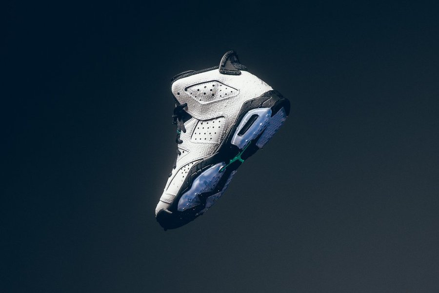 384665-122,AJ6,Air Jordan 6 384665-122AJ6 明快大方的白黑新品！Air Jordan 6 “Hyper Jade” 下周发售